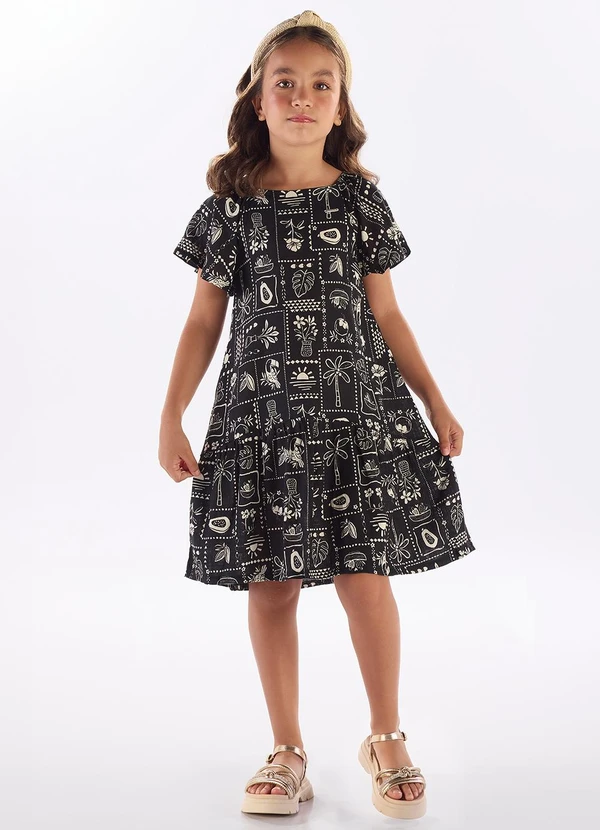 Pulla Bulla - Vestido Viscose Preto 1