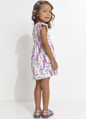 Fakini - Vestido Unicórnio Estampado - FAKINI