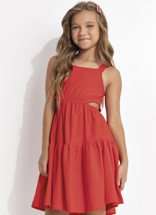 Fakini - Vestido Curto Vermelho 4