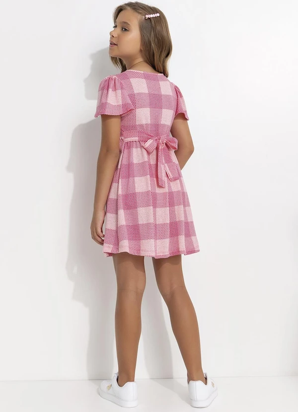 - Vestido Xadrez Rosa 2