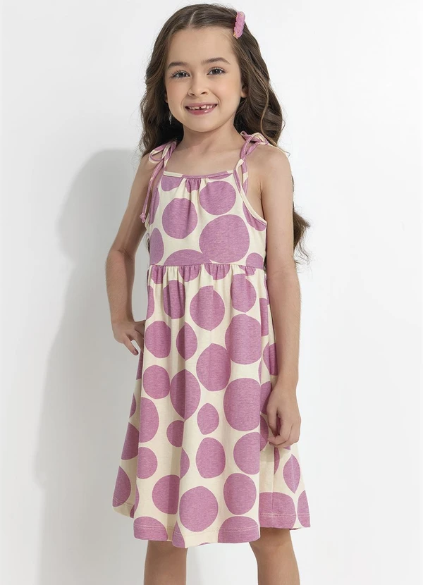 Fakini - Vestido Poá Roxo 3