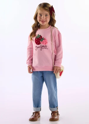 Up Baby - Calça Jeans Infantil Elastano Azul - UP BABY
