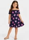 Infinita Cor - Vestido Ciganinha Infantil Oncinha Rosa - variação: Azul