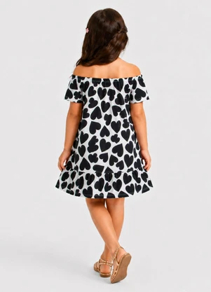 Infinita Cor - Vestido Ciganinha Infantil Oncinha Bege - INFINITA COR