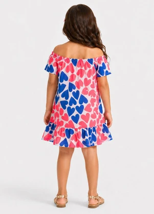 Infinita Cor - Vestido Ciganinha Infantil Oncinha Rosa - INFINITA COR