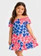Infinita Cor - Vestido Ciganinha Infantil Oncinha Rosa - variação: Rosa
