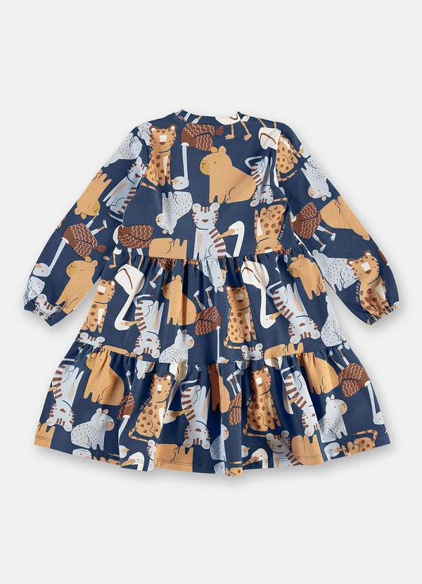 Up Baby - Vestido Cotton Manga Longa Estampado 3