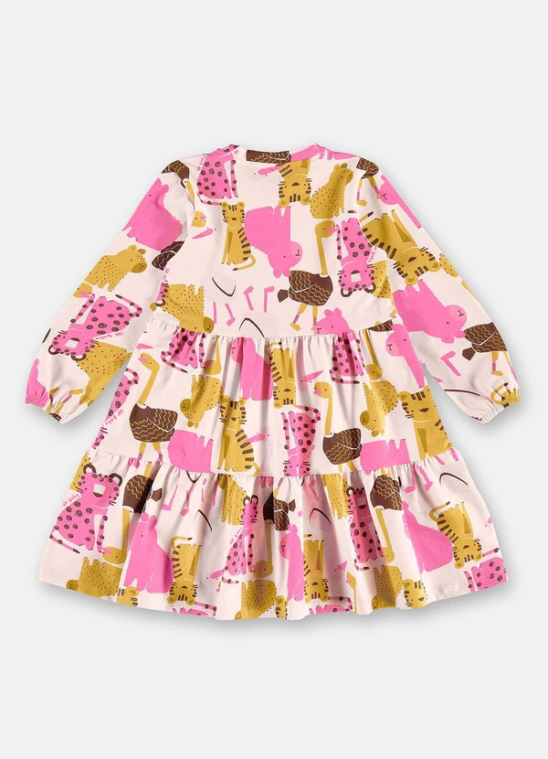 Up Baby - Vestido Cotton Manga Longa Estampado 3