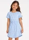 Select - Vestido Curto Infantil Estampado Vermelho - variação: Azul