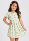 Select - Vestido Curto Infantil Estampado Vermelho - variação: Verde