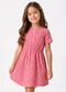 Select - Vestido Curto Infantil Estampado Vermelho - variação: Vermelho