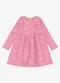 Rovi Kids - Vestido em Molecotton Peluciado Azul - variação: Rosa