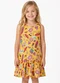 Select - Vestido Infantil Feminino em Algodão Amarelo - variação: Amarelo