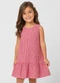 Select - Vestido Infantil Feminino em Algodão Amarelo - variação: Vermelho