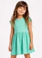 Select - Vestido Infantil Feminino Jacquard Vegas Verde - variação: Verde
