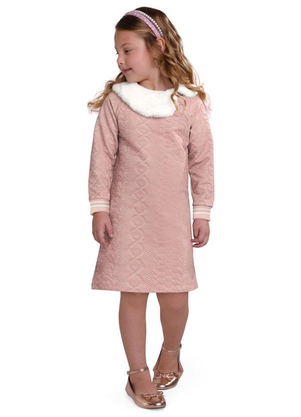 Milon - Vestido Infantil Menina Rosa