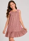 Trick Nick - Vestido Intantil com Laços de Veludo Rosa - variação: Rosa