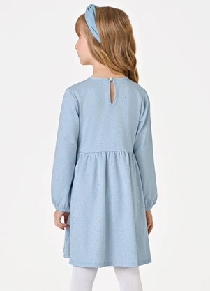 Trick Nick - Vestido Manga Longa Feminino Azul - TRICK NICK