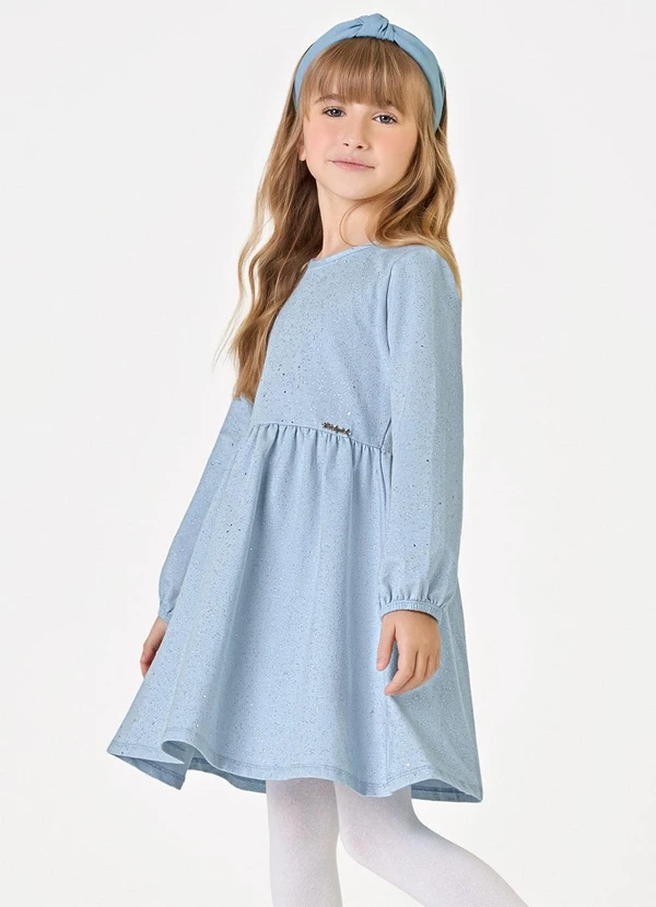 Trick Nick - Vestido Manga Longa Feminino Azul 4