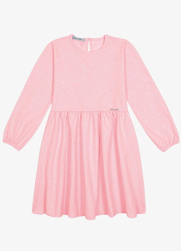 Trick Nick - Vestido Manga Longa Feminino Rosa