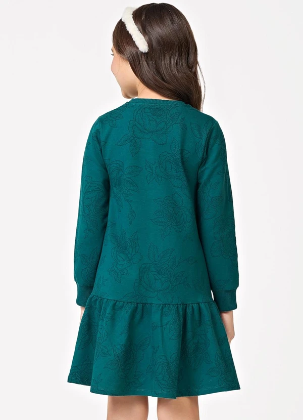 Trick Nick - Vestido Manga Longa Feminino Verde 2