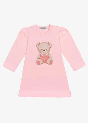 Trick Nick - Vestido Manga Longa Rosa - TRICK NICK