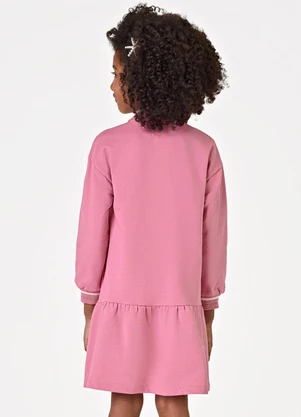 Trick Nick - Vestido Manga Longa Rosa - TRICK NICK