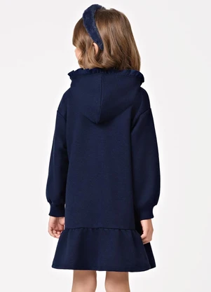 Trick Nick - Vestido Manga Longo Feminino Azul - TRICK NICK