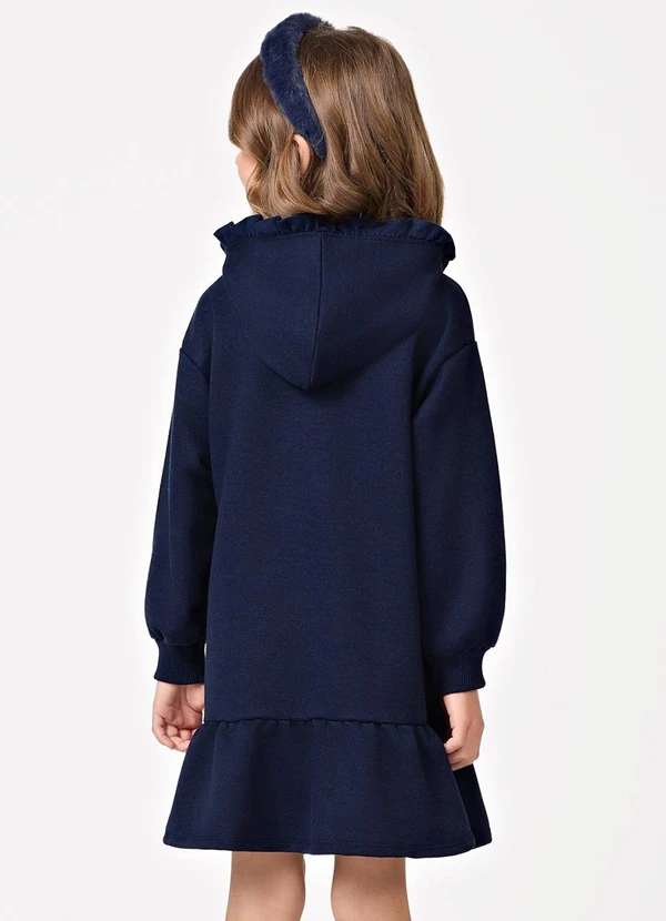 Trick Nick - Vestido Manga Longo Feminino Azul 2