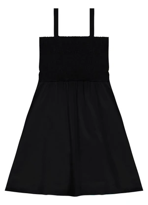 Malwee Kids - Vestido Amplo em Crepe Teen Preto - MALWEE KIDS