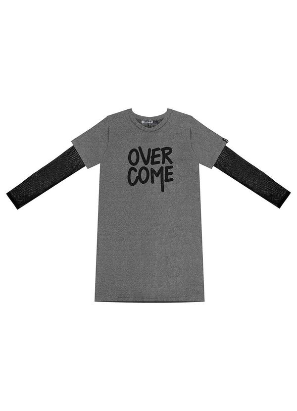 Minty - Vestido com Blusa Juvenil Cinza