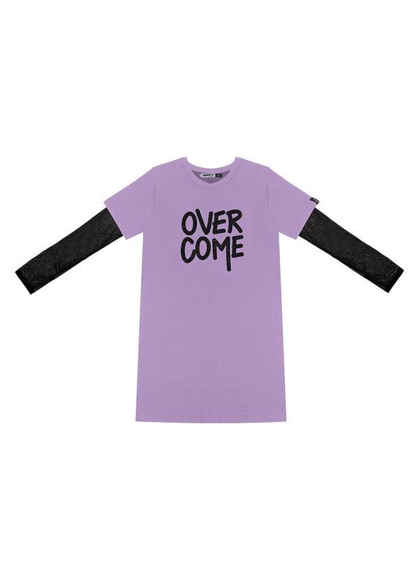 Minty - Vestido com Blusa Juvenil Roxo