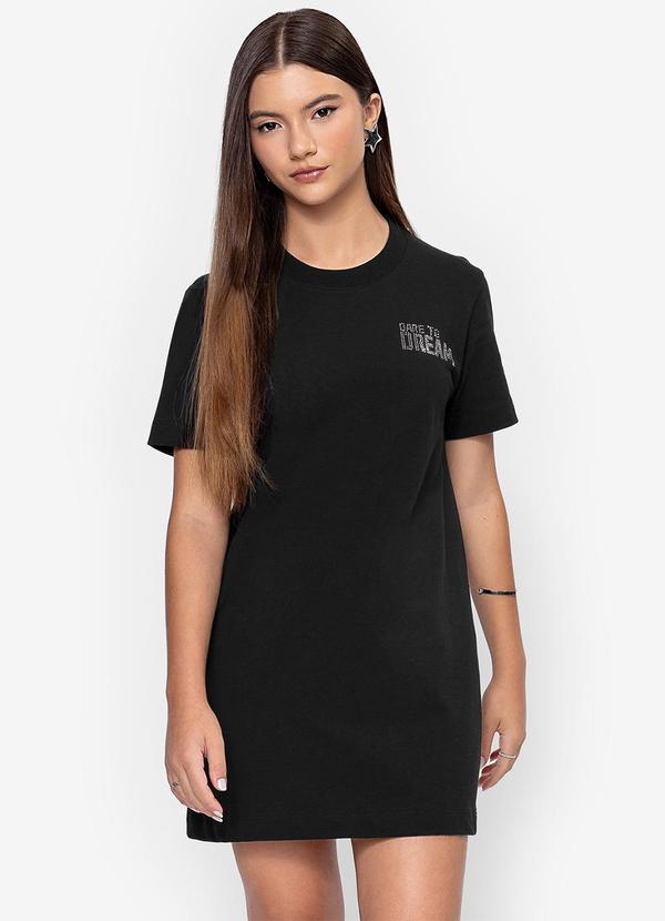 Minty - Vestido Curto Feminino Preto 1