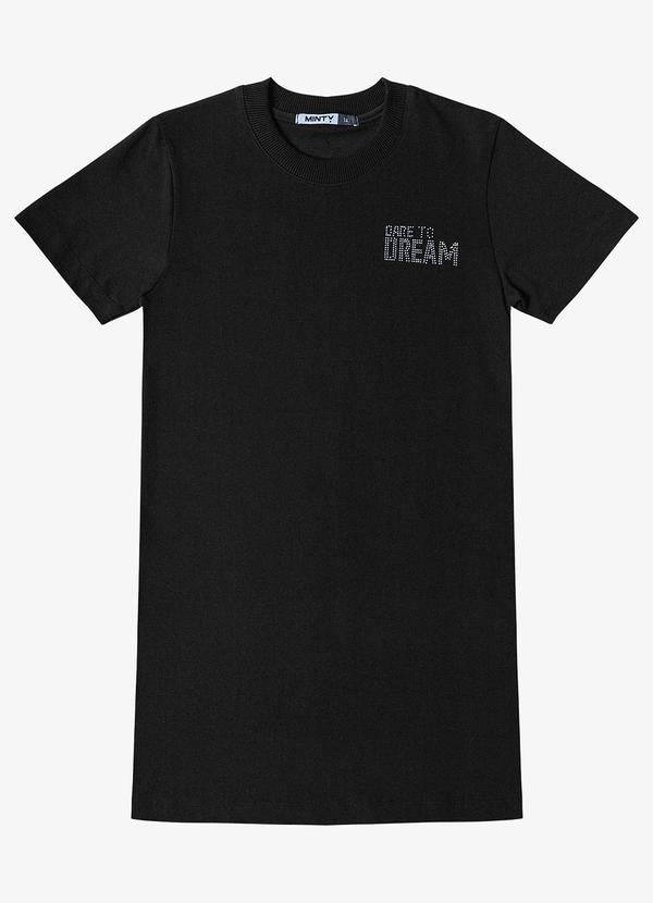 Minty - Vestido Curto Feminino Preto 3