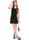 Gloss - Vestido em Cotton Juvenil Prata - variação: Preto