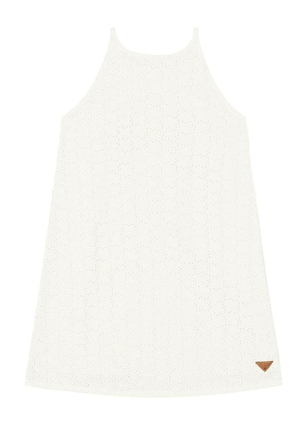 Gloss - Vestido Floral em Laise Juvenil Bege 5