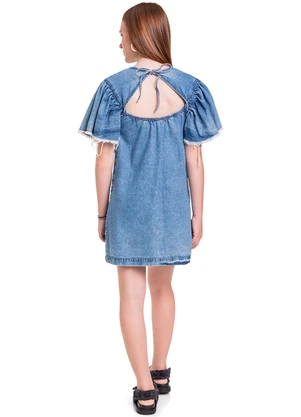 Gloss - Vestido Jeans Juvenil Azul - GLOSS