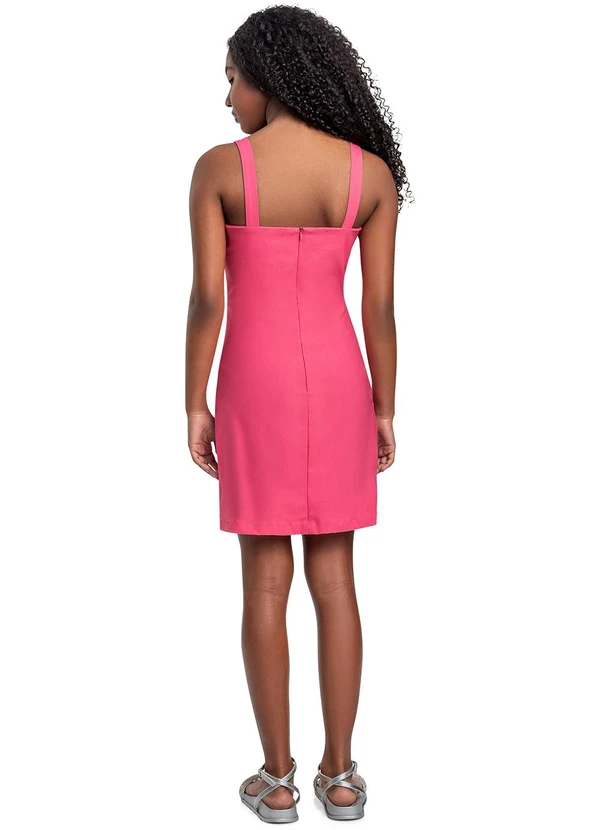 Gloss - Vestido Juvenil com Alças Rosa 2