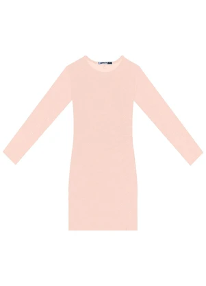 Minty - Vestido Juvenil com Sobreposição Rosa - MINTY