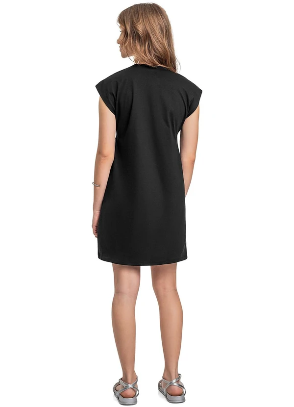 Gloss - Vestido Juvenil com Strass Preto 2