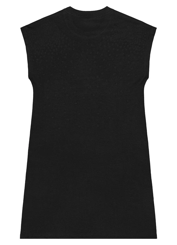 Gloss - Vestido Juvenil com Strass Preto 4