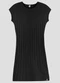 Based. - Vestido Juvenil Cotton Canelado Preto - variação: Preto