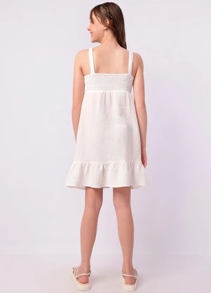 Torra - Vestido Juvenil CurtoBranco - TORRA
