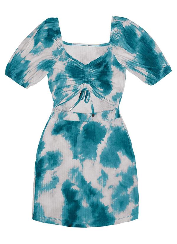 Minty - Vestido Juvenil em Ribana Canelada Verde