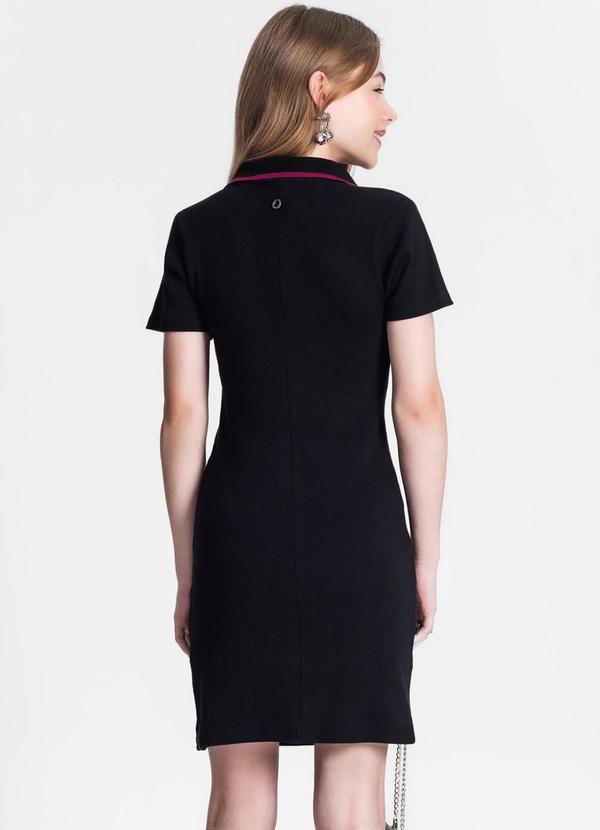 Minty - Vestido Juvenil Feminino em Ribana Preto 2