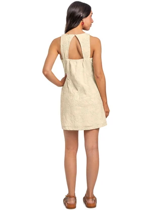 Gloss - Vestido Juvenil Laise Bege - GLOSS