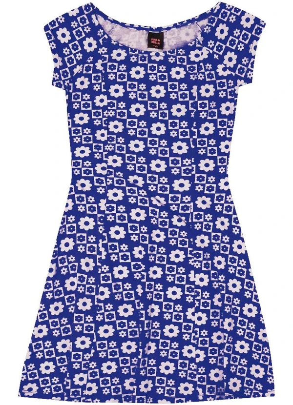 Pulla Bulla - Vestido Manga Curta Menina Roxo