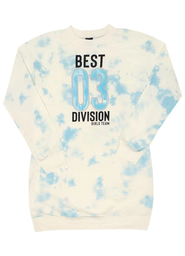 Pulla Bulla - Vestido Manga Longa Menina Branco