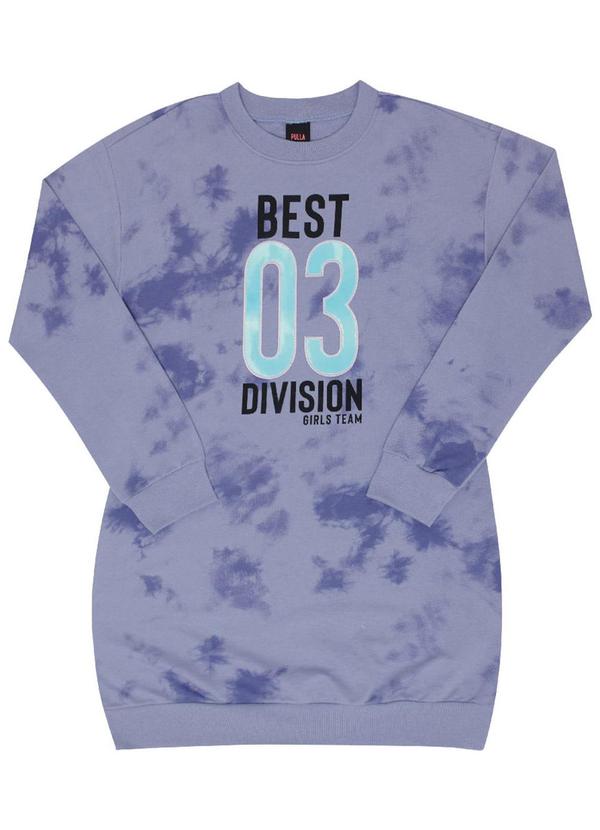 Pulla Bulla - Vestido Manga Longa Menina Roxo