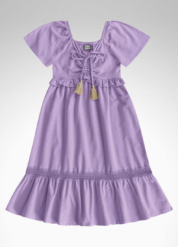 Playground - Vestido Midi Roxo